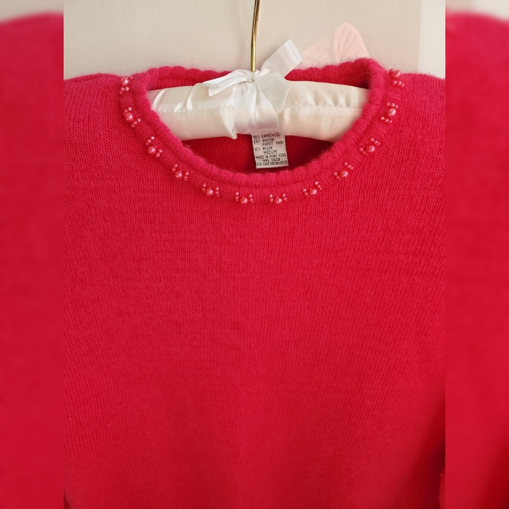 Vintage Yarnworks Lambswool Angora‎ Sweater Size M